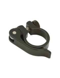 Alloy Seatpost Clamp Outer Diameter 28.6mm W/QR Black.